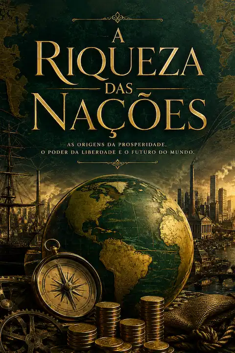 Capa do livro A Riqueza das Nações, de Adam Smith