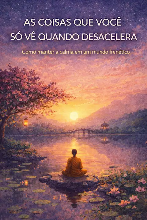 Capa do livro As Coisas que Você Só Vê Quando Desacelera, de Haemin Sunim