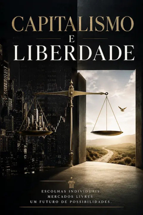 Capa do livro Capitalismo e Liberdade, de Milton Friedman