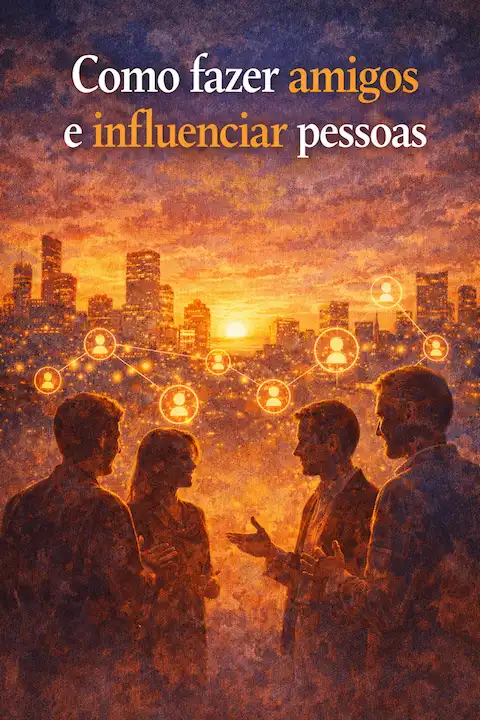 Capa do livro Como Fazer Amigos e Influenciar Pessoas, de Dale Carnegie