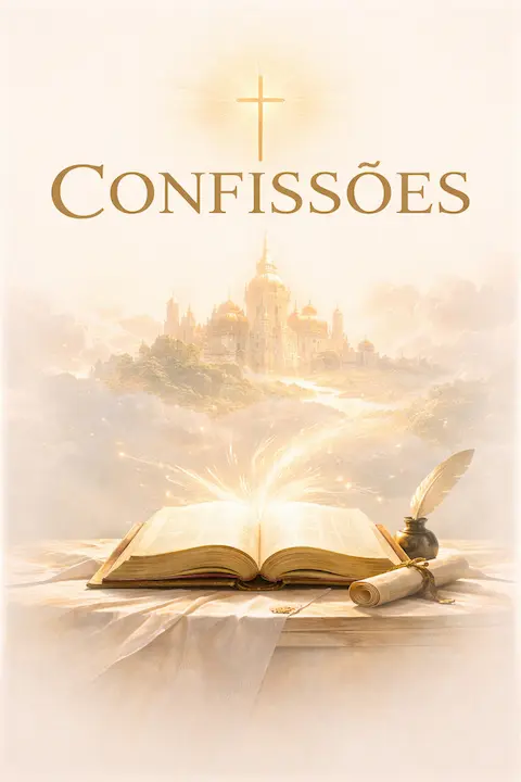 Capa do livro Confissões, de Santo Agostinho