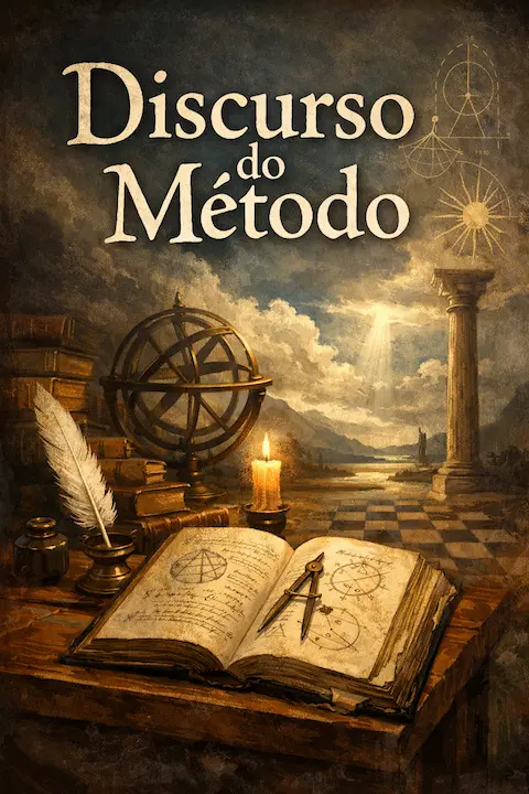 Capa do livro Discurso do Método, de René Descartes