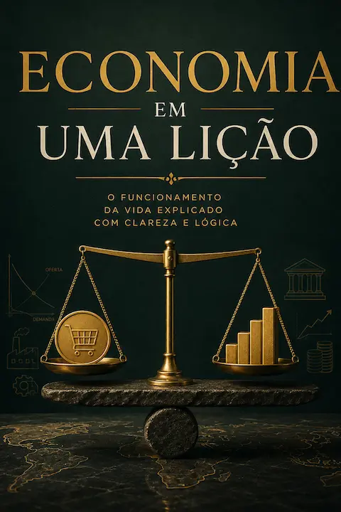 Capa do livro Economia numa Única Lição, de Henry Hazlitt