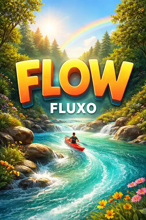 Capa do livro Flow: A Psicologia do Alto Desempenho e da Felicidade, de Mihaly Csikszentmihalyi