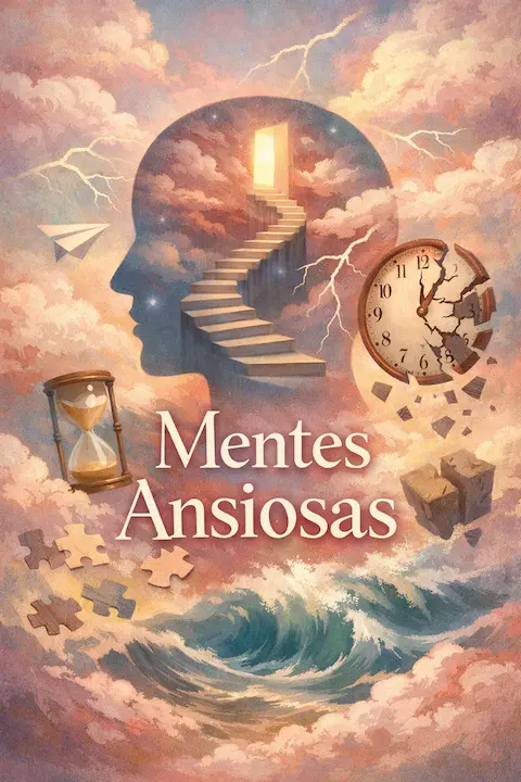 Capa do livro Mentes Ansiosas: Medo e Ansiedade Além dos Limites, de Ana Beatriz Barbosa Silva