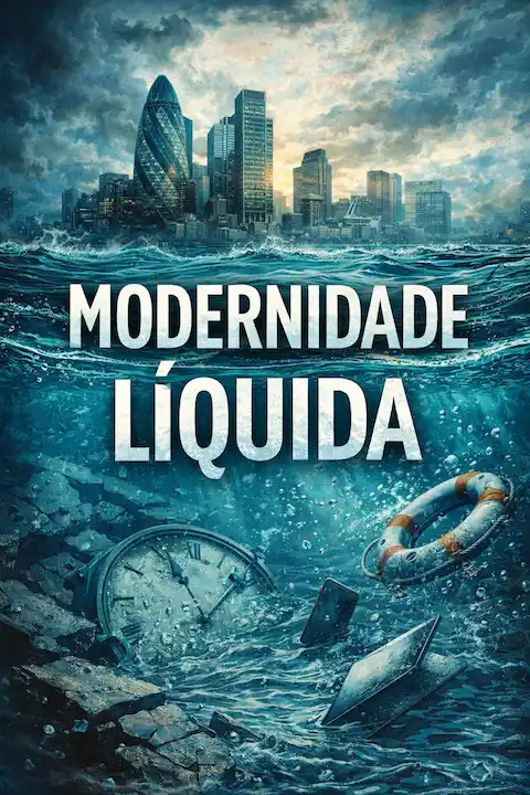 Capa do livro Modernidade Líquida, de Zygmunt Bauman