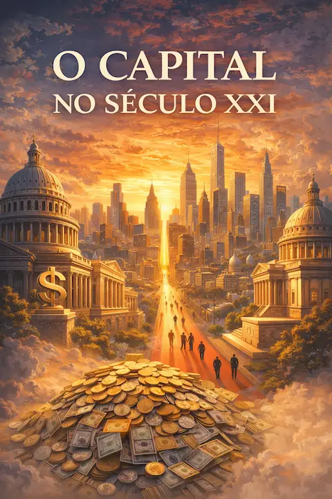 Capa do livro O Capital no Século XXI, de Thomas Piketty