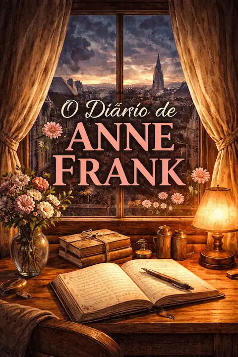 Capa do livro O Diário de Anne Frank, de Anne Frank
