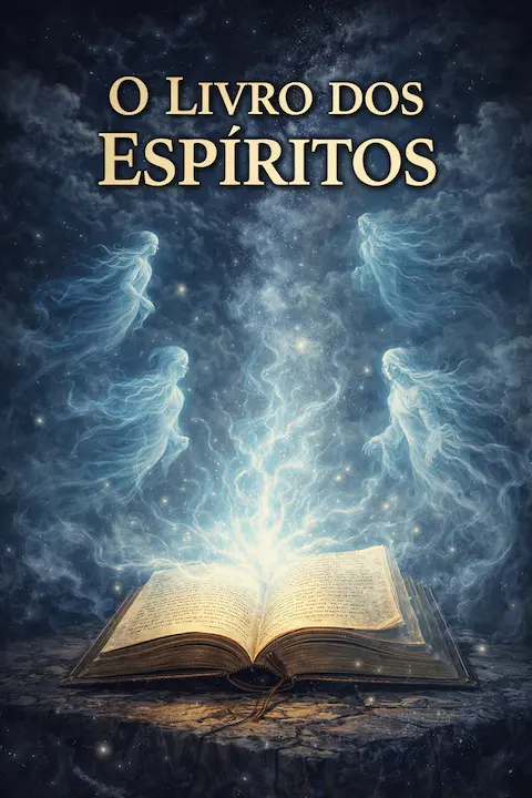 Capa do livro O Livro dos Espíritos, de Allan Kardec