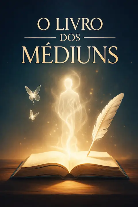Capa do livro O Livro dos Médiuns, de Allan Kardec
