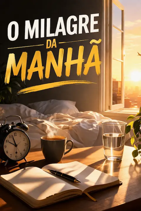 Capa do livro O Milagre da Manhã, de Hal Elrod