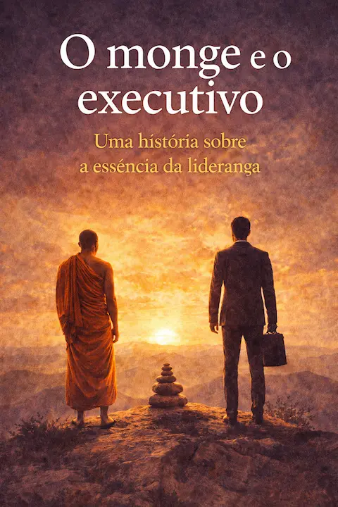 Capa do livro O Monge e o Executivo: Uma História sobre a Essência da Liderança, de James C. Hunter