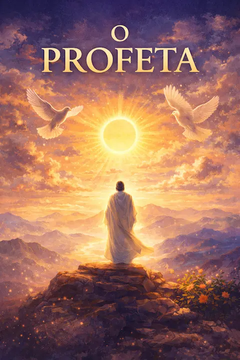 Capa do livro O Profeta, de Khalil Gibran