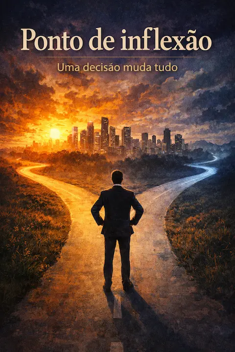 Capa do livro Ponto de Inflexão: Uma Decisão Muda Tudo, de Flávio Augusto da Silva