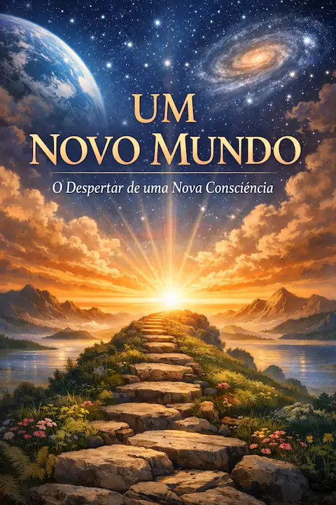 Capa do livro Um Novo Mundo: O Despertar de uma Nova Consciência, de Eckhart Tolle