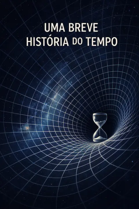 Capa do livro Uma Breve História do Tempo, de Stephen Hawking
